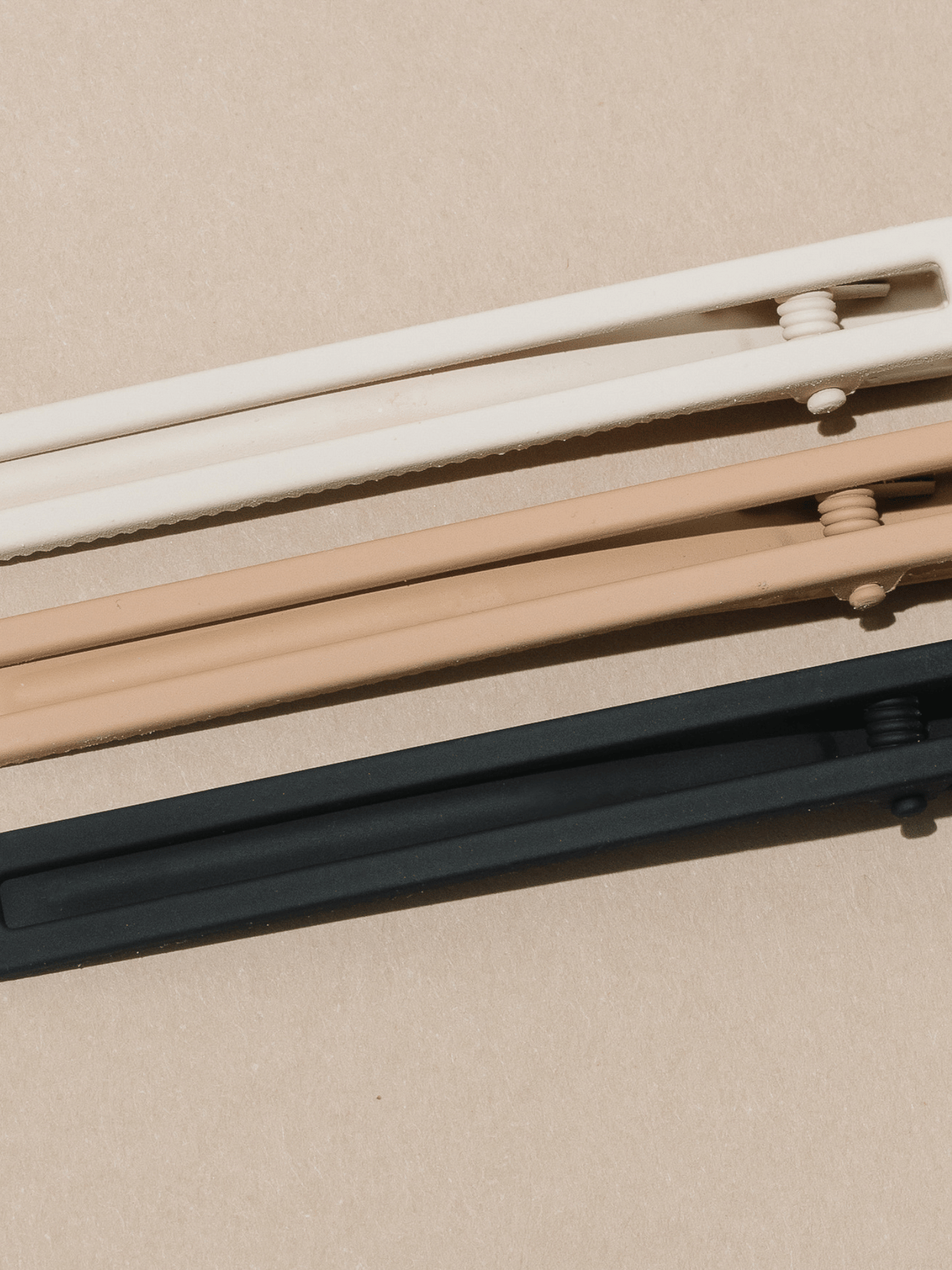 Yarrow Hair Clips - Cacao