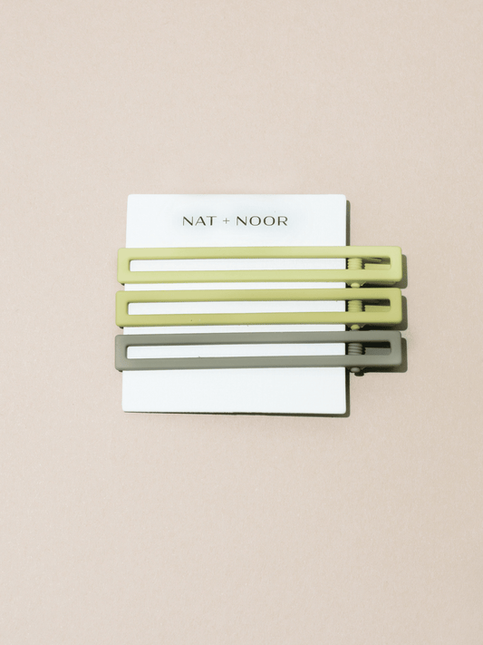 Yarrow Hair Clips - Spring