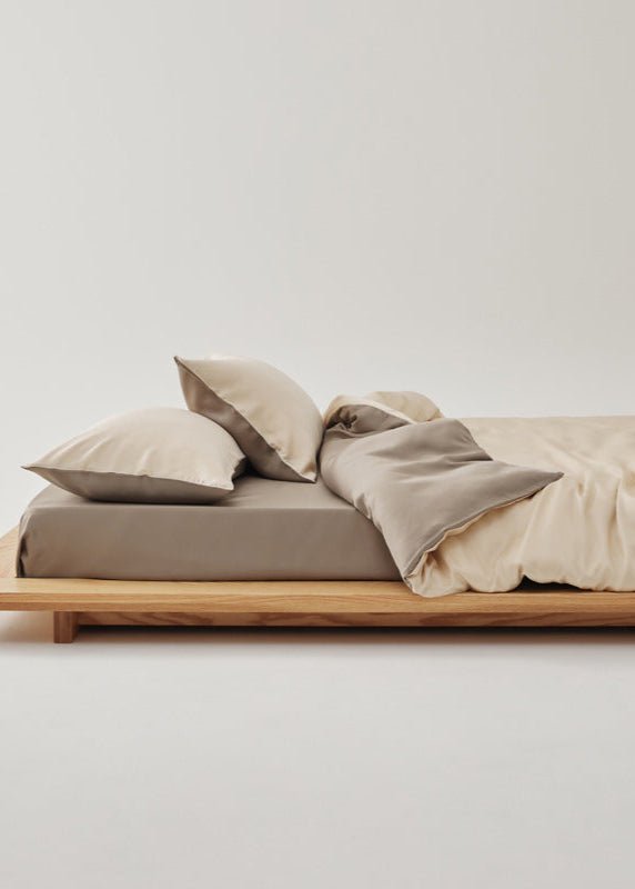 Adeline Pastel Silky Cooling TENCEL™ Bedding Set / Pink