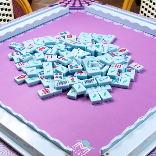 Mahjong Mat: Confetti Purple 33x33