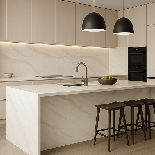 Calacatta Mila Gold Raphael Quartz