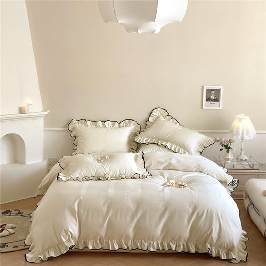 Silky Ruffle Pillowcases