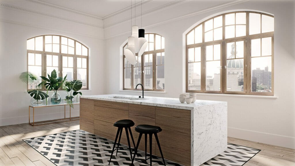 White Attica Caesarstone