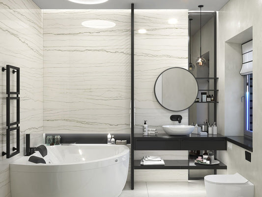 White Macaubas Veincut Quartzite