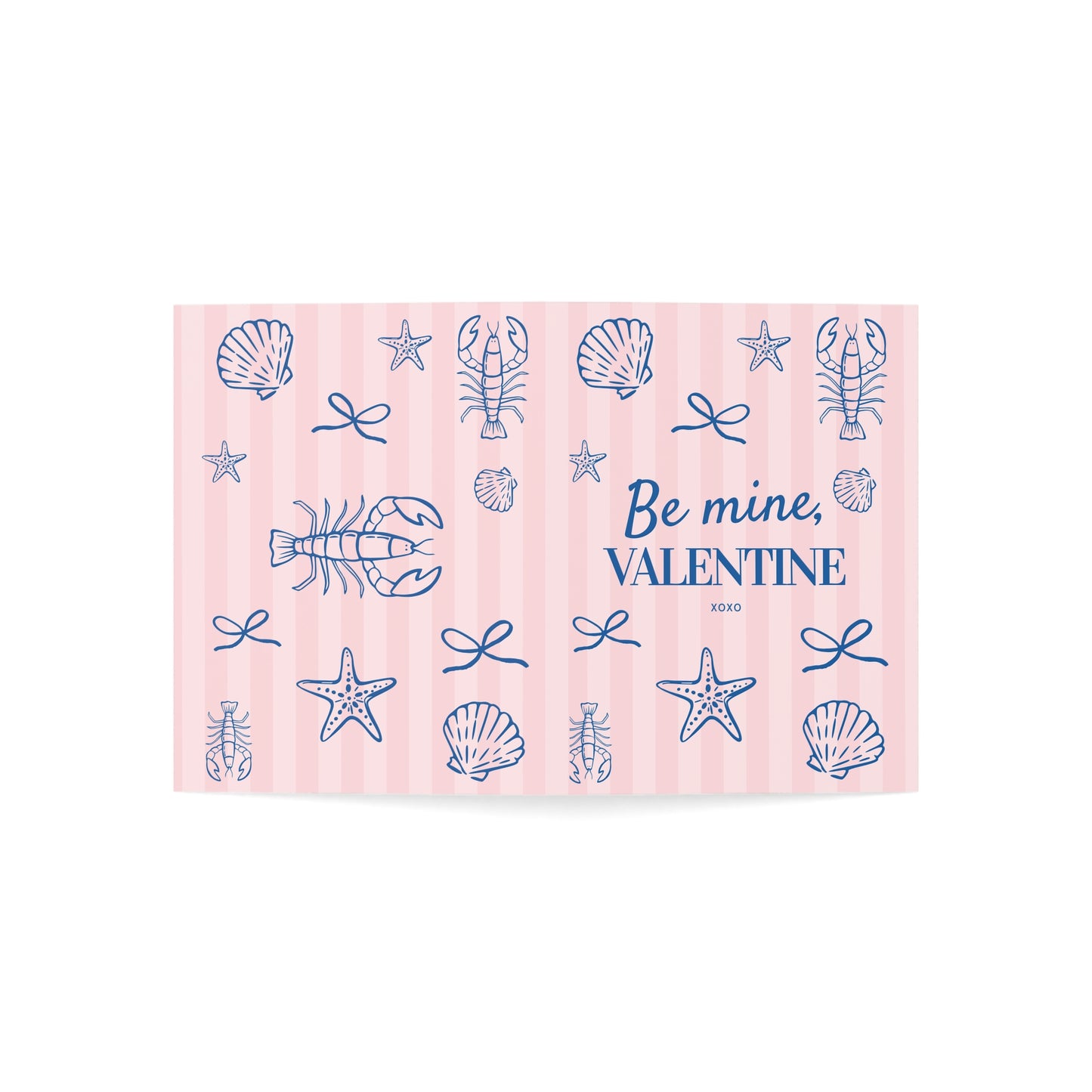 Be Mine, Valentine — Coastal Love Greeting Card