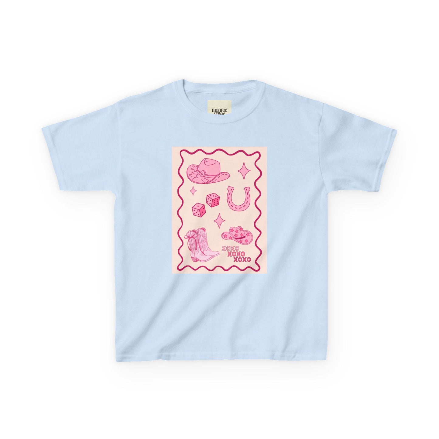 Cowgirl Love - Kids Valentine's Day Tee