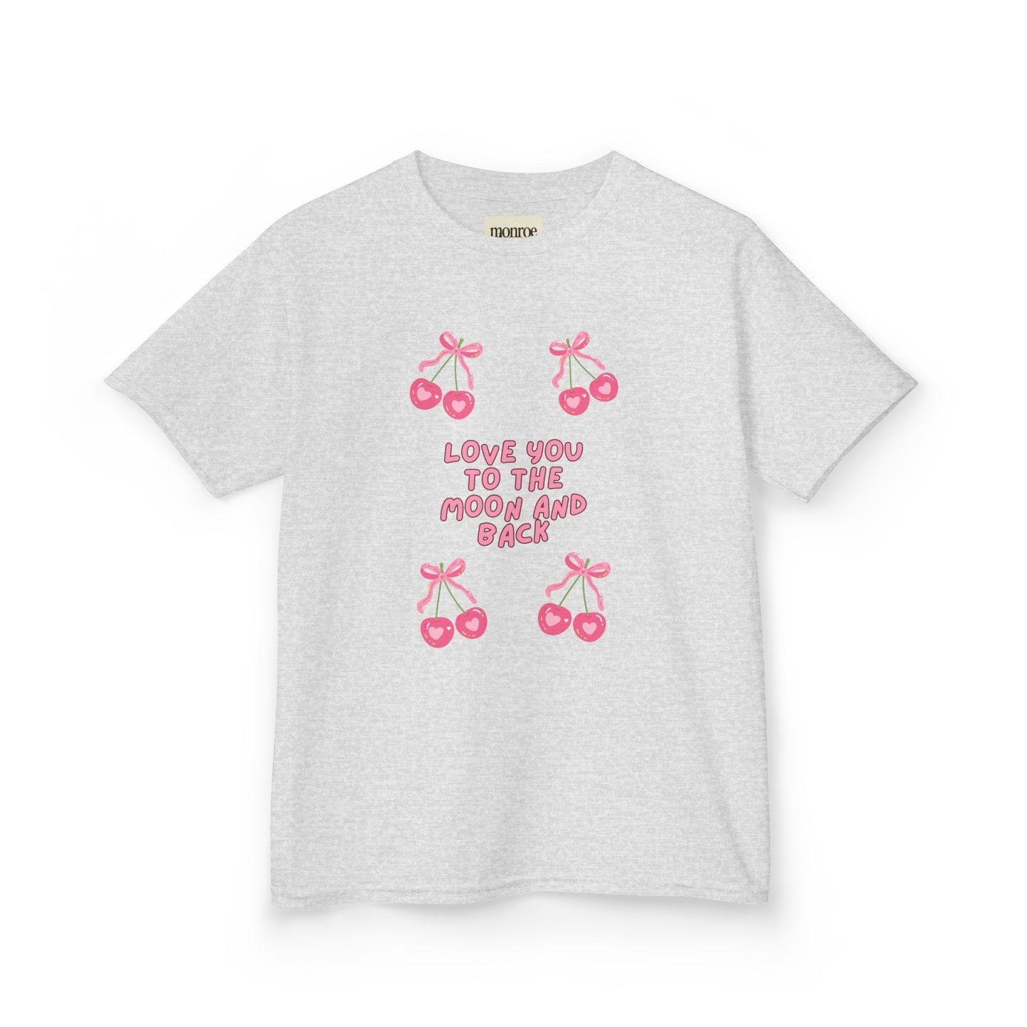 Pink Cherries “Love You to the Moon and Back” - Valentine's Day Kid's Tee