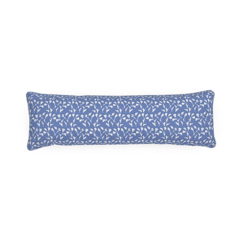 Genevieve Bolster Pillow (Blue)