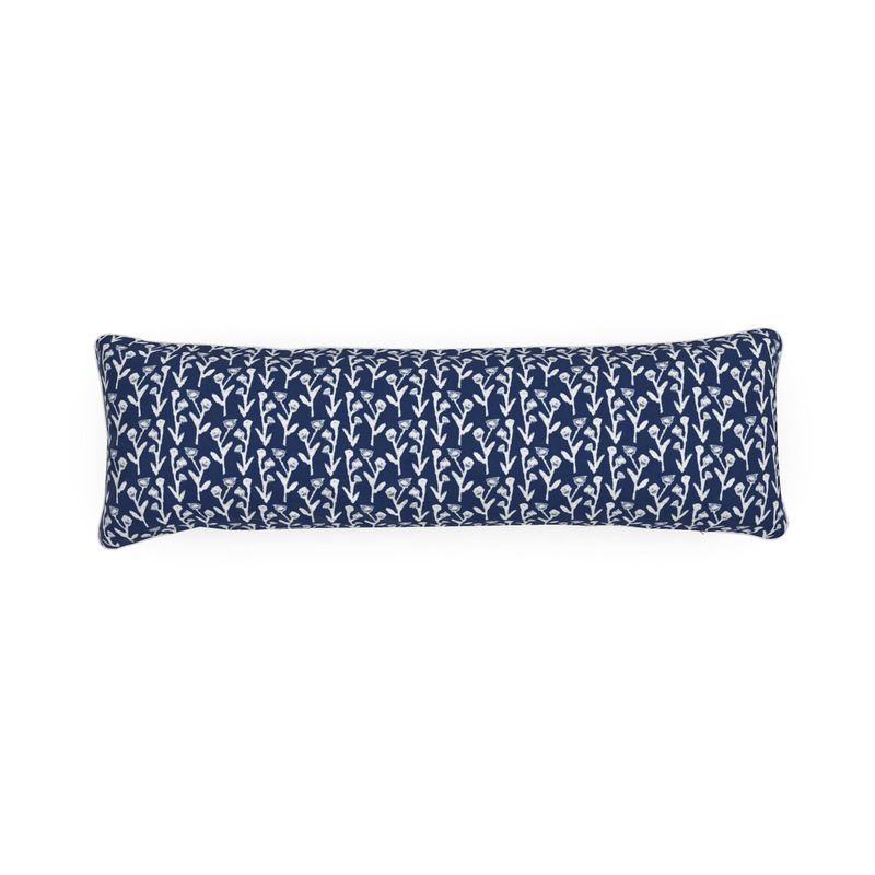 Ivy Manor Bolster Pillow (True Navy)