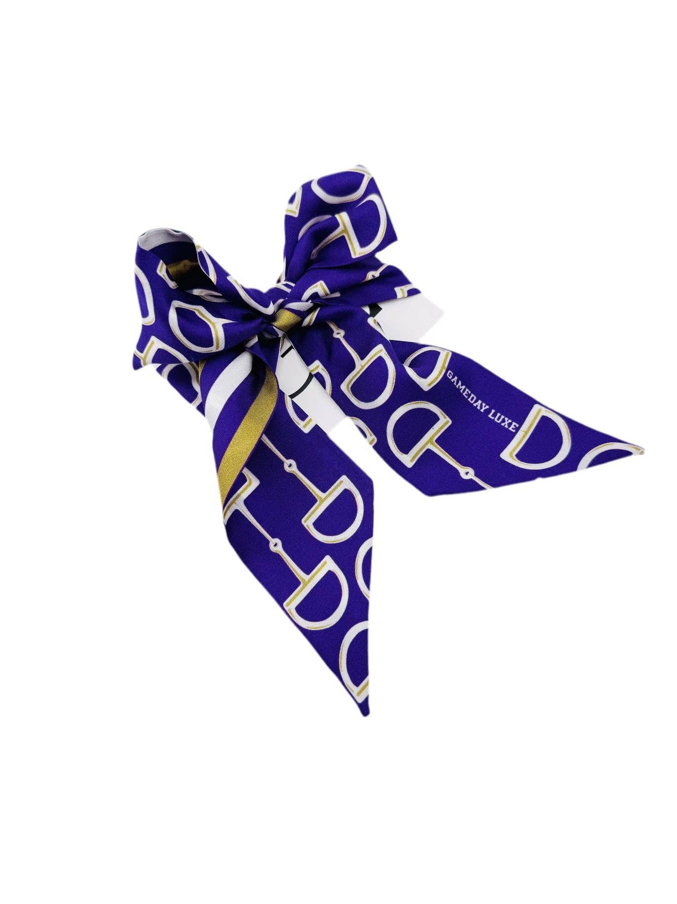 The Gameday Signature Scarf- Purple And Vegas Gold