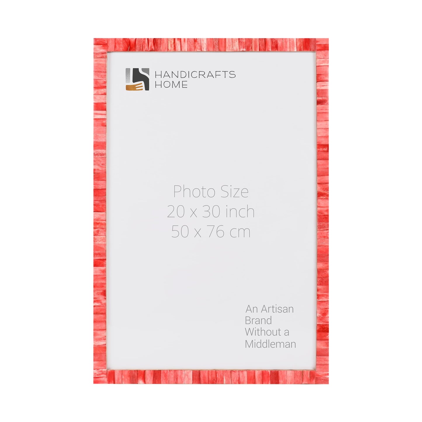 Poster Frames Classic Collection Bone Inlay, Red, 6 Sizes