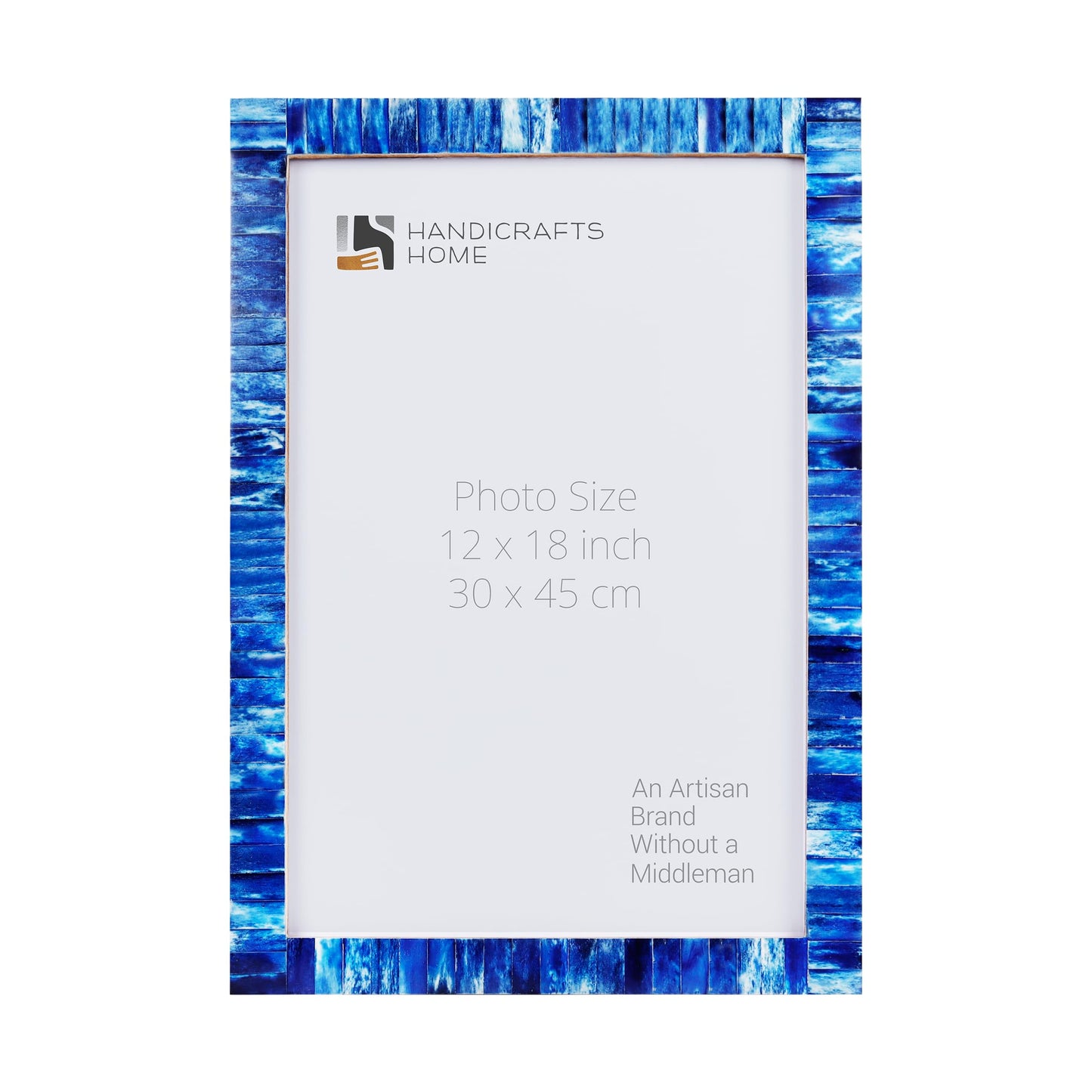 Poster Frames Classic Collection Bone Inlay, Blue, 6 Sizes