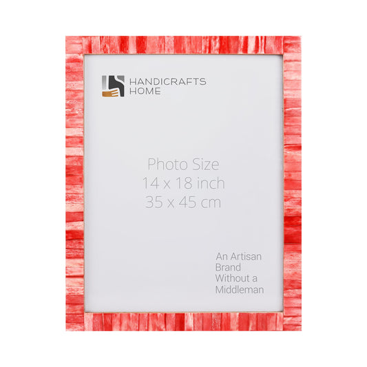 Poster Frames Classic Collection Bone Inlay, Red, 6 Sizes