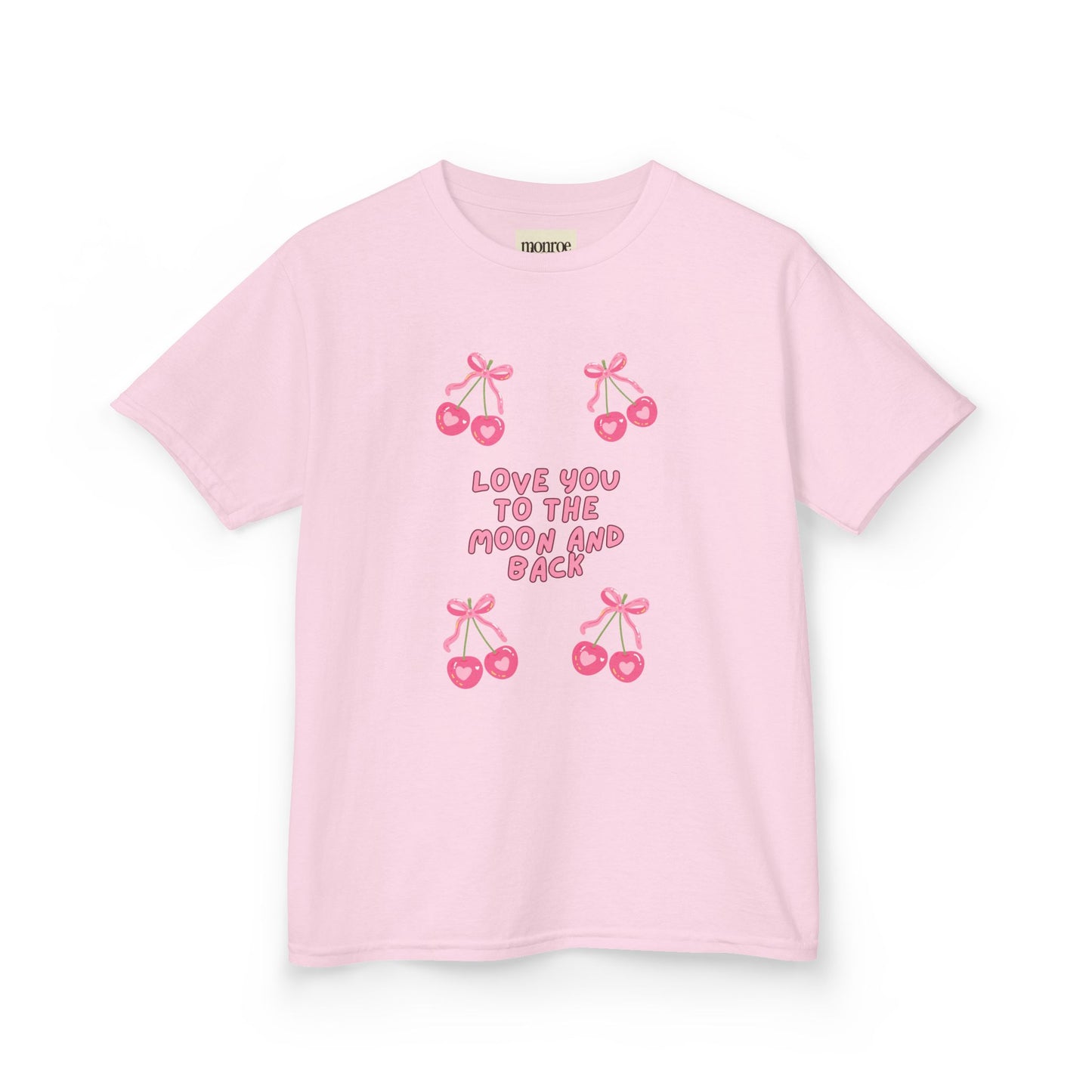 Pink Cherries “Love You to the Moon and Back” - Valentine's Day Kid's Tee