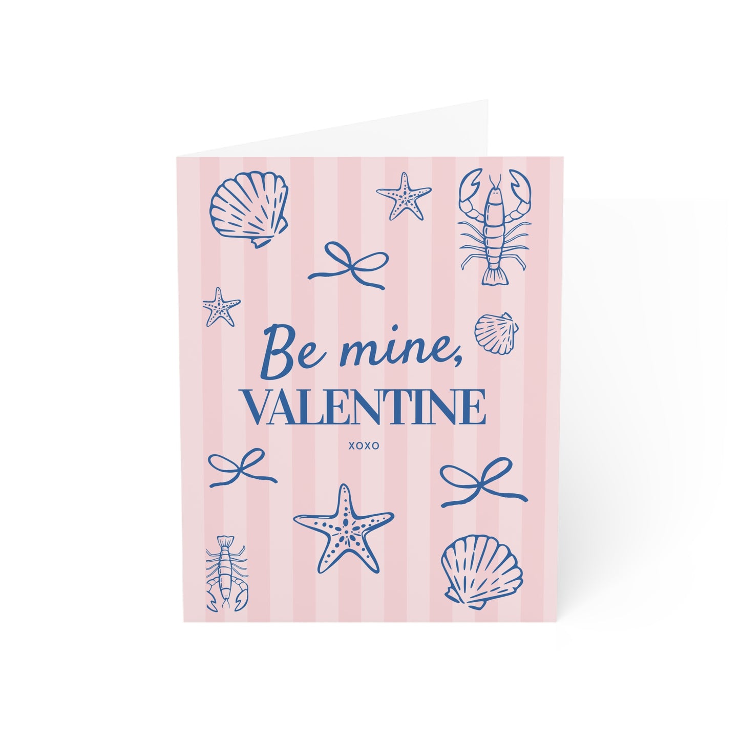 Be Mine, Valentine — Coastal Love Greeting Card