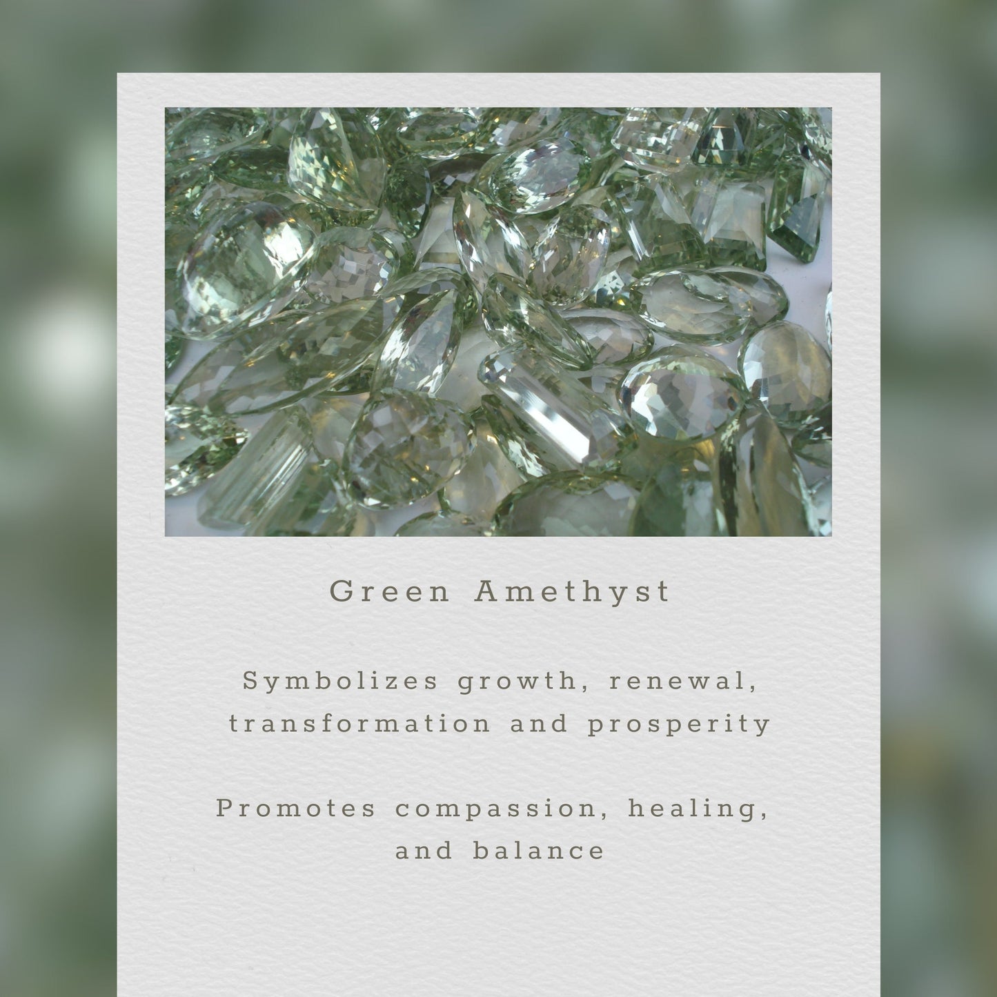 Green Amethyst Raindrop Cluster Earrings
