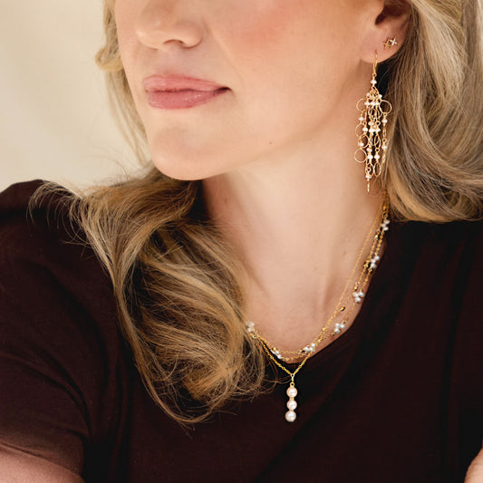 Pearl Bar Necklace