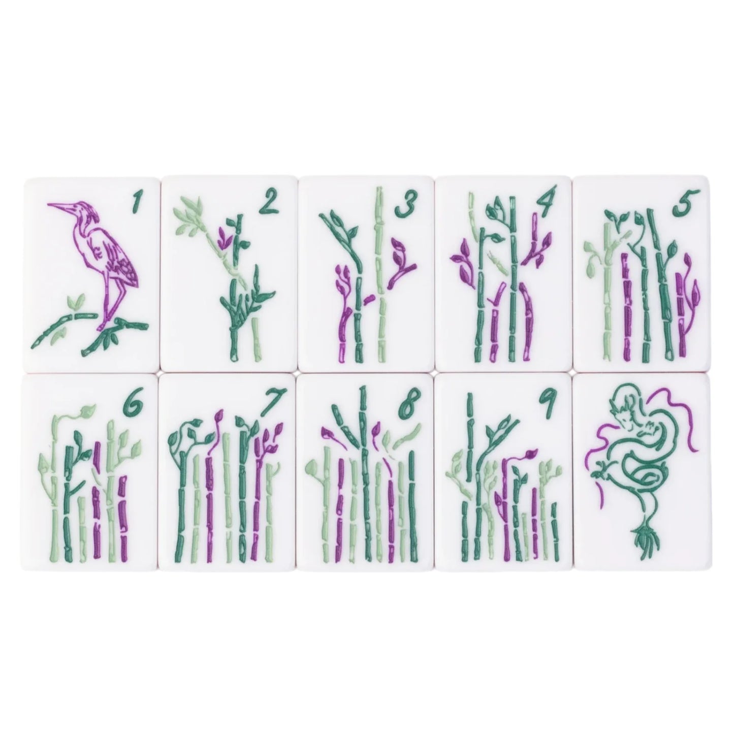 Emerald Sea Mahjong Tiles
