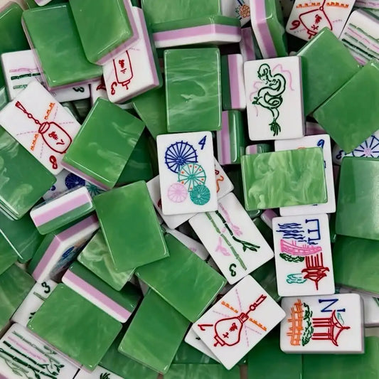 Emerald Sea Mahjong Tiles