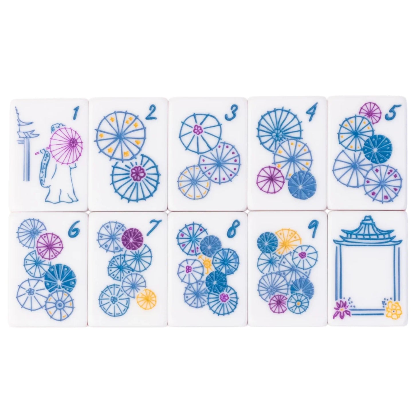 Emerald Sea Mahjong Tiles