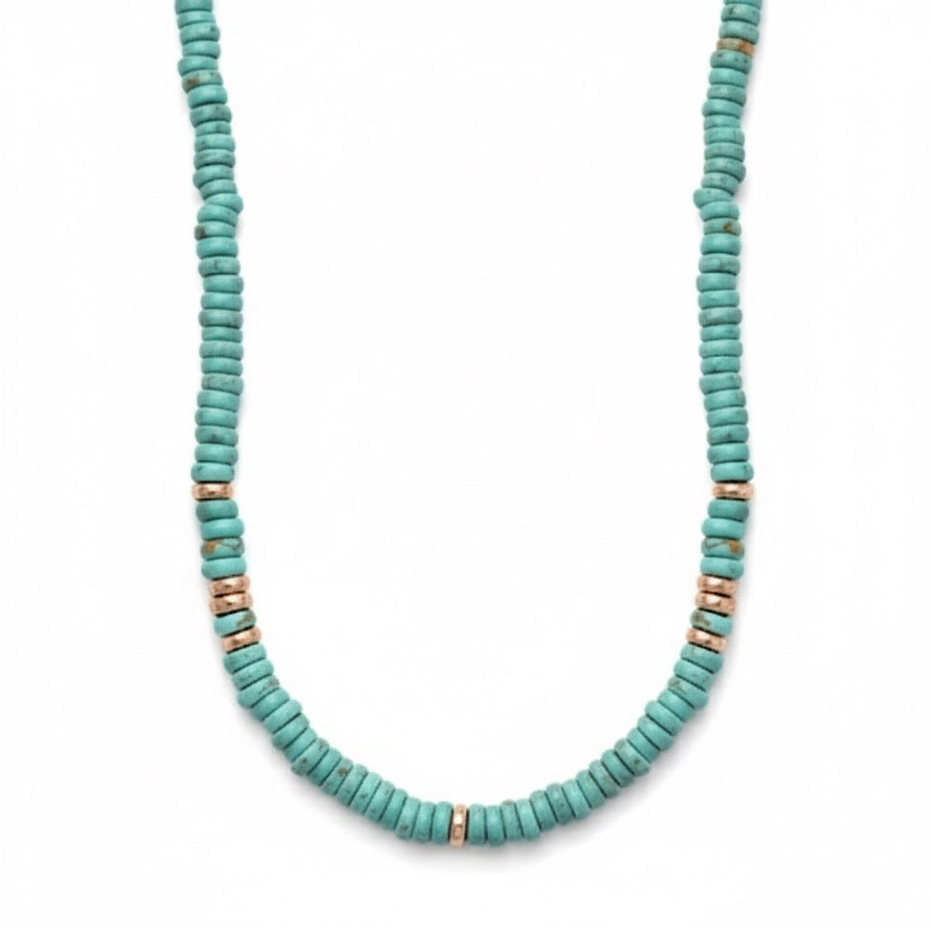 Azure Beaded Necklace