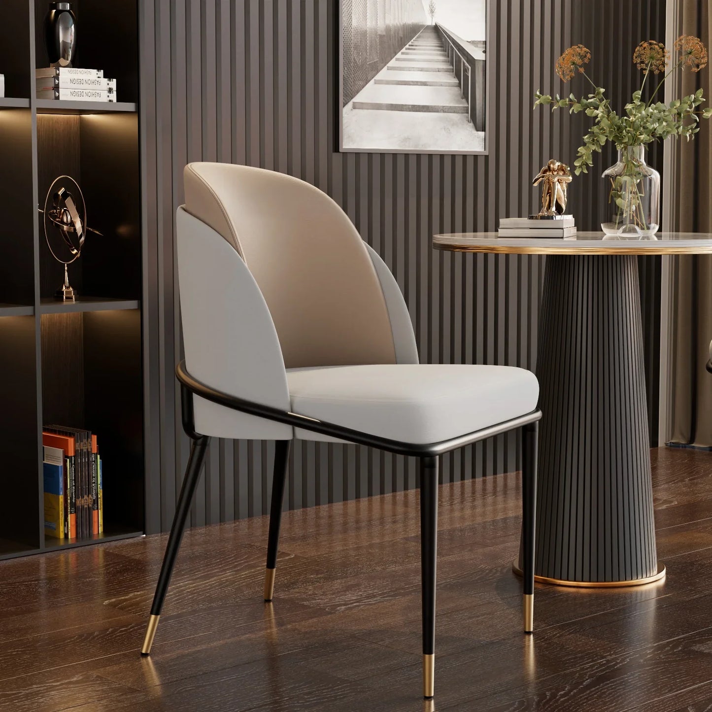LUVODI Luxury Microfiber Dining Chair Set (2pcs)