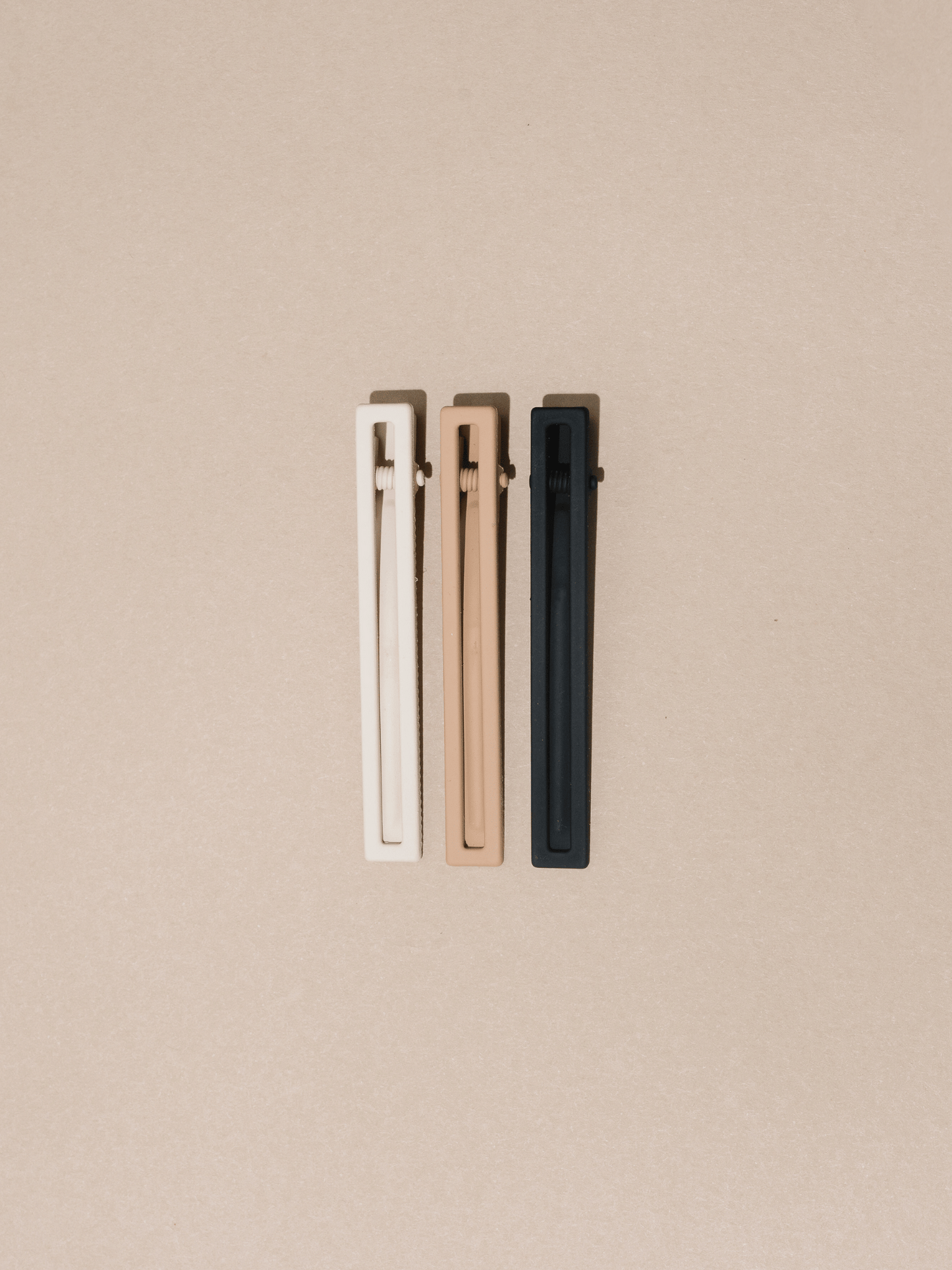 Yarrow Hair Clips - Cacao