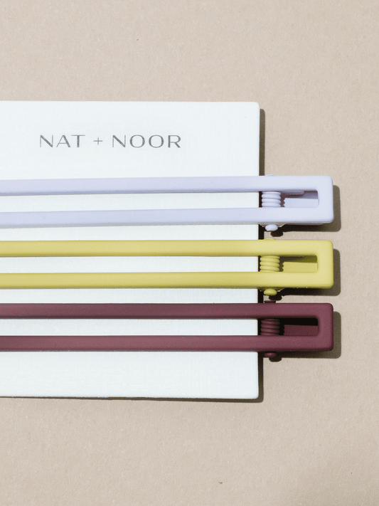 Yarrow Hair Clips - Desert Sky