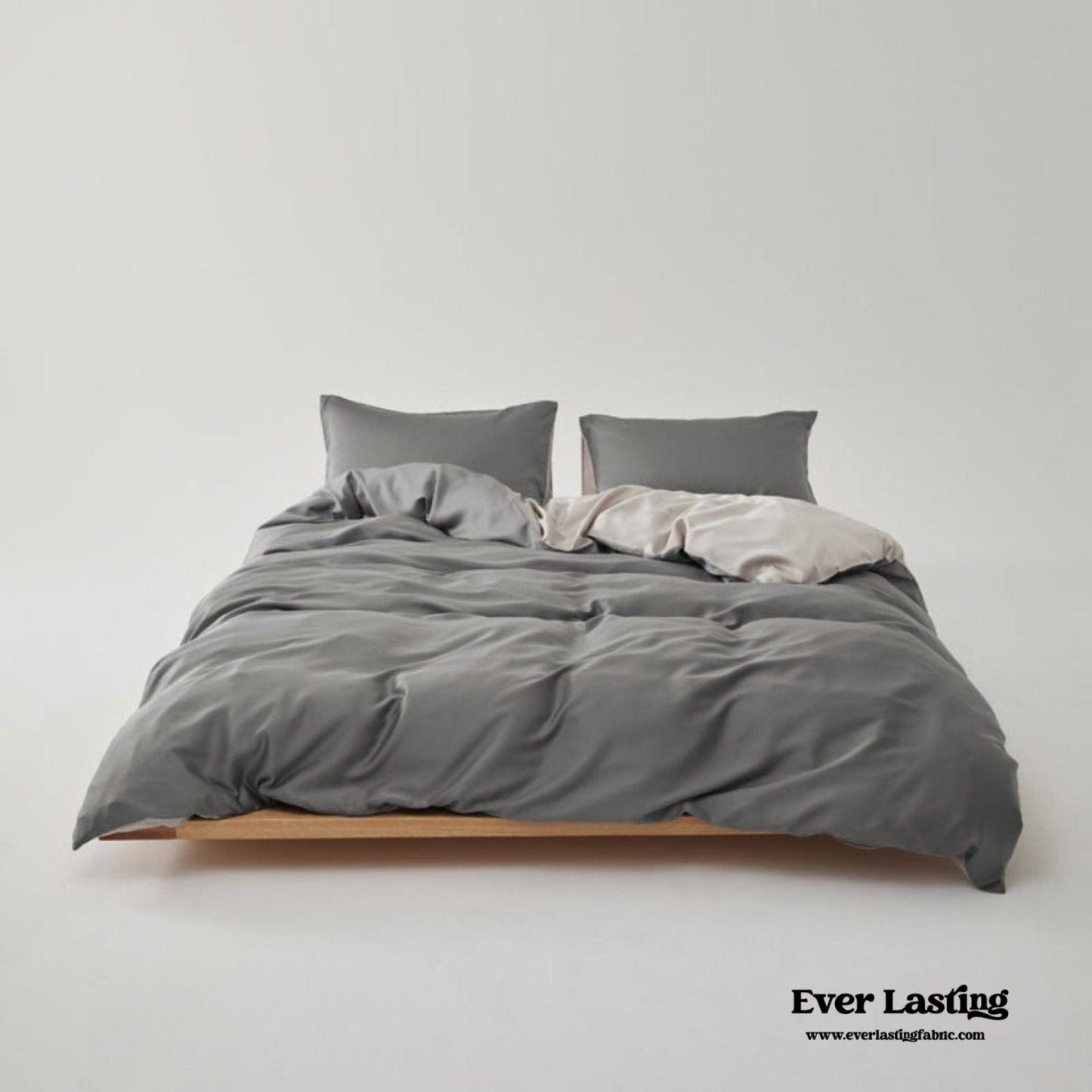 Adeline Pastel Silky Cooling TENCEL™ Bedding Set / Blue