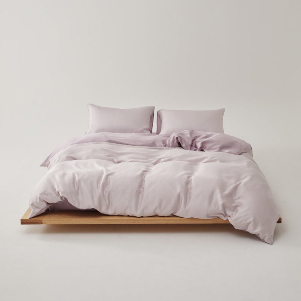 Adeline Pastel Silky Cooling TENCEL™ Bedding Set / Pink