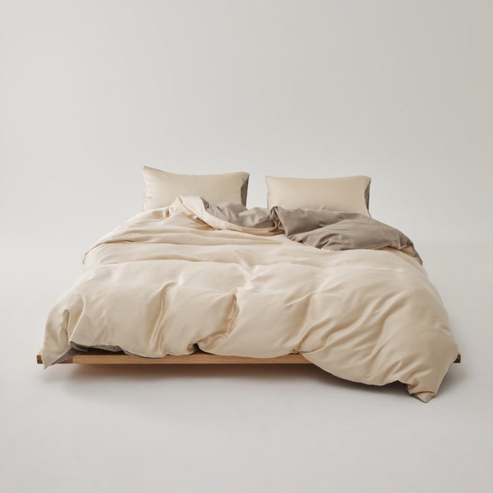 Adeline Pastel Silky Cooling TENCEL™ Bedding Set / Pink