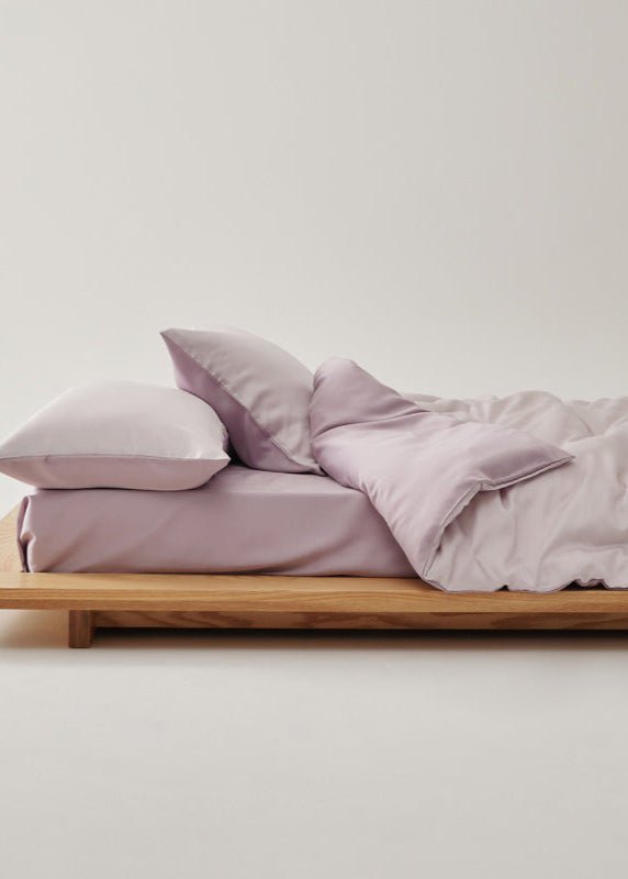 Adeline Pastel Silky Cooling TENCEL™ Bedding Set / Pink