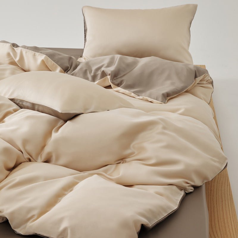 Adeline Pastel Silky Cooling TENCEL™ Bedding Set / Pink