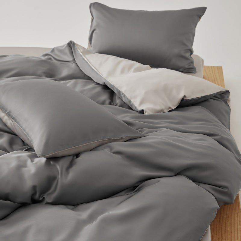 Adeline Pastel Silky Cooling TENCEL™ Bedding Set / Pink