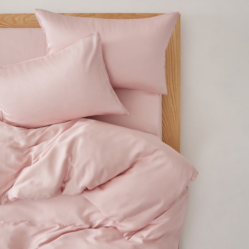 Adeline Pastel Silky Cooling TENCEL™ Bedding Set / Pink