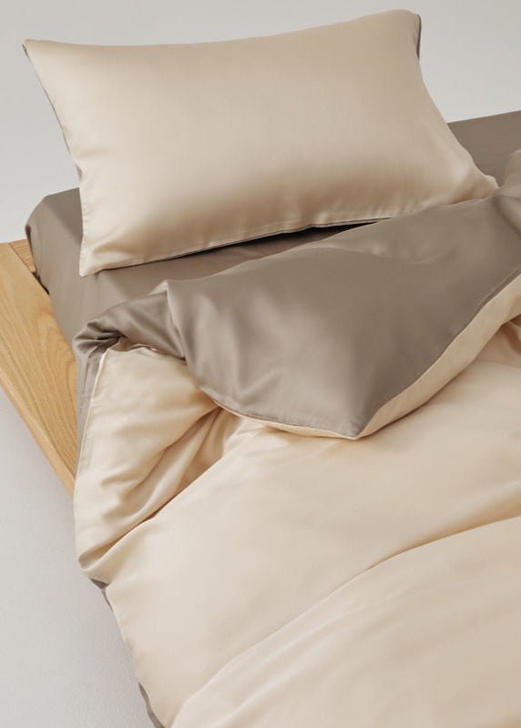 Adeline Pastel Silky Cooling TENCEL™ Bedding Set / Pink