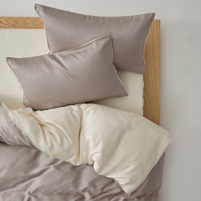 Adeline Pastel Silky Cooling TENCEL™ Bedding Set / Pink