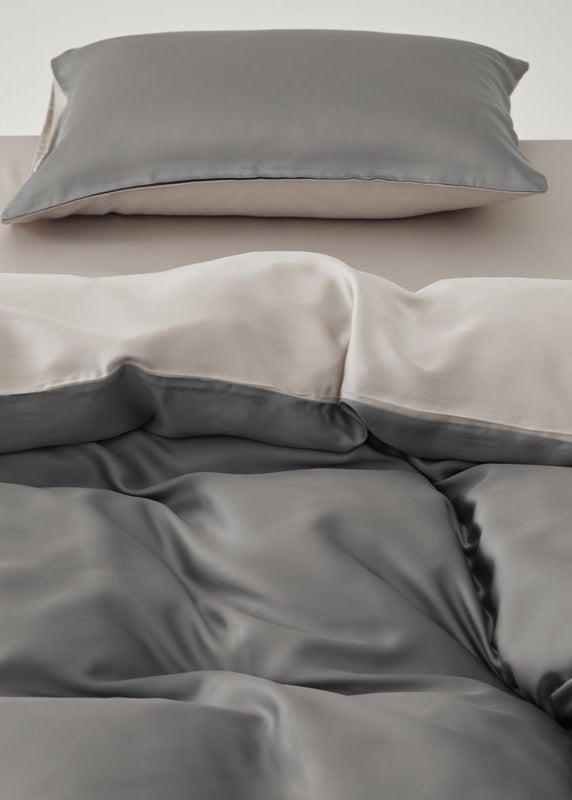 Adeline Pastel Silky Cooling TENCEL™ Bedding Set / Pink