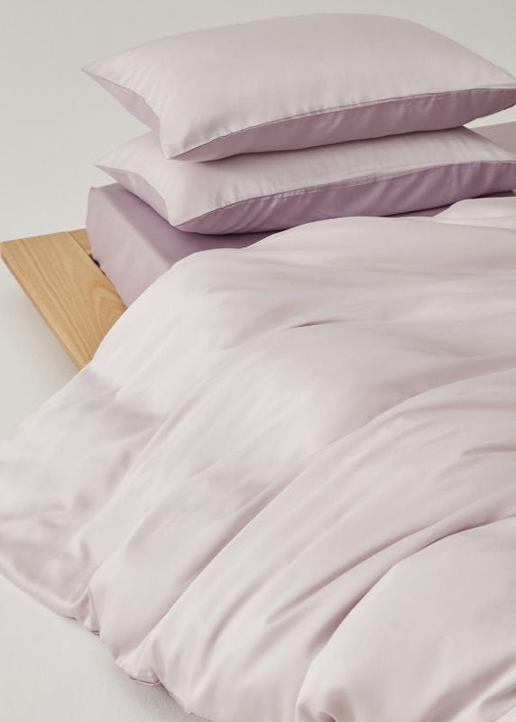 Adeline Pastel Silky Cooling TENCEL™ Bedding Set / Pink