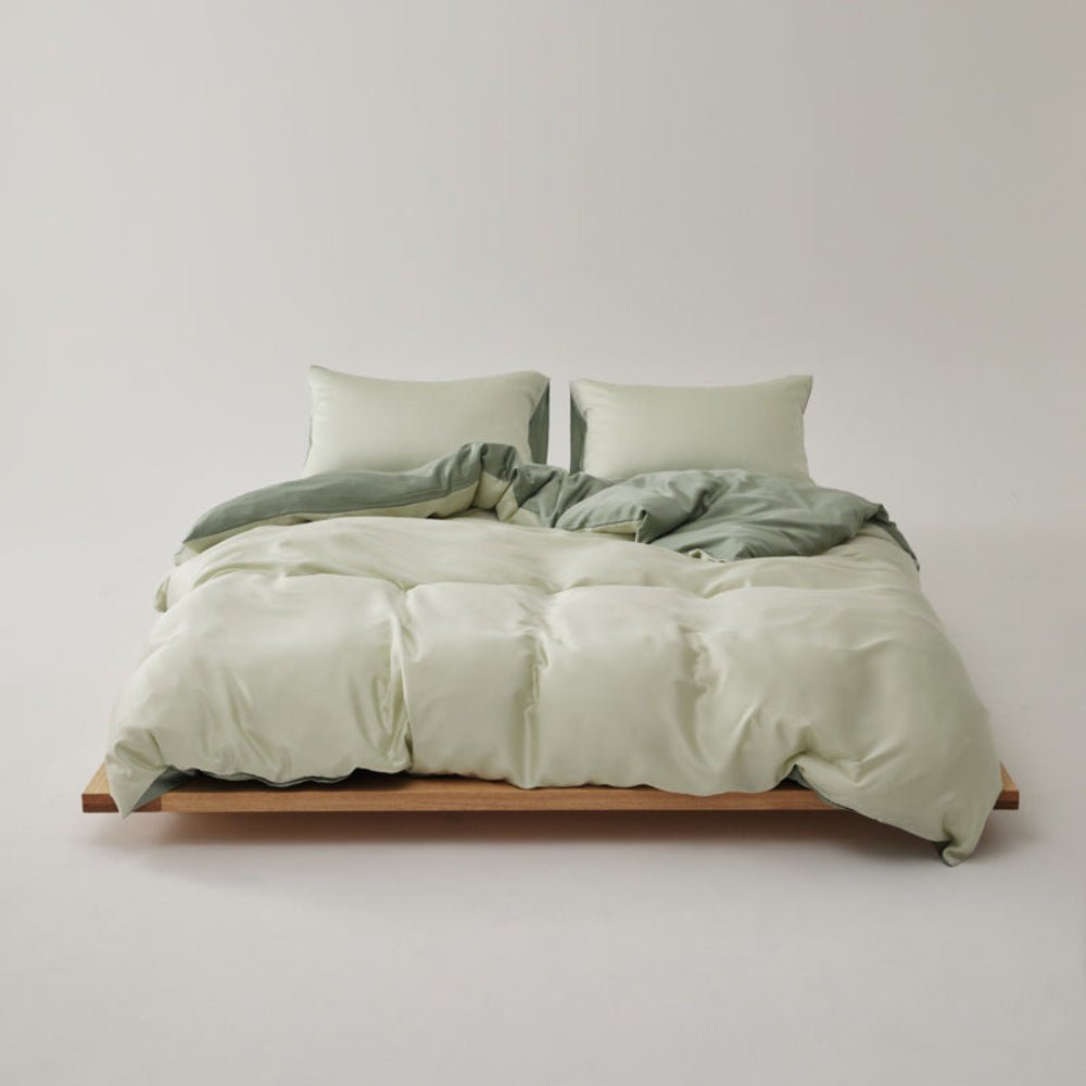 Adeline Pastel Silky Cooling TENCEL™ Bedding Set / Pink