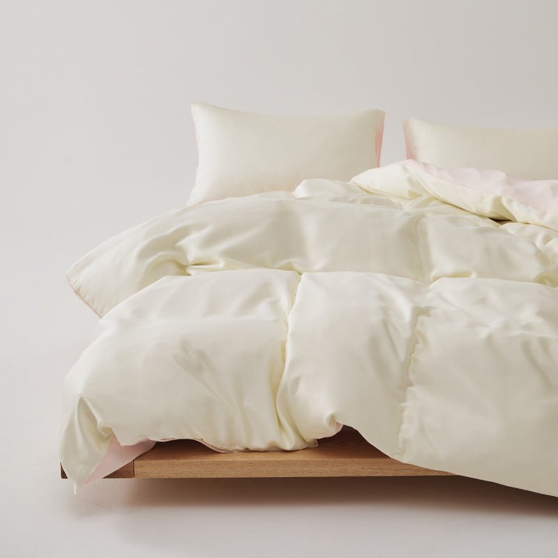 Adeline Pastel Silky Cooling TENCEL™ Bedding Set / Pink