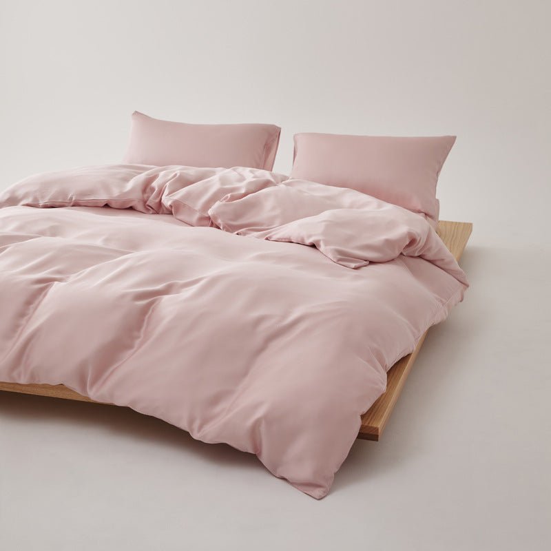 Adeline Pastel Silky Cooling TENCEL™ Bedding Set / Pink