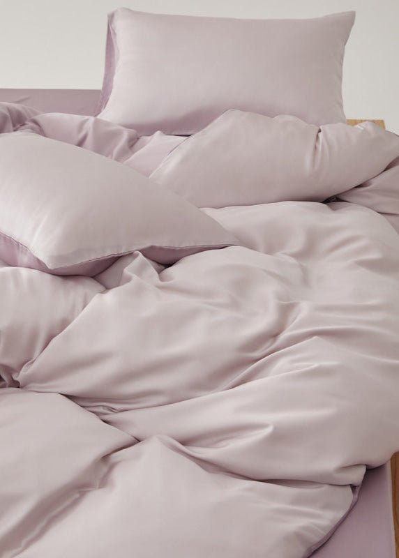 Adeline Pastel Silky Cooling TENCEL™ Bedding Set / Pink