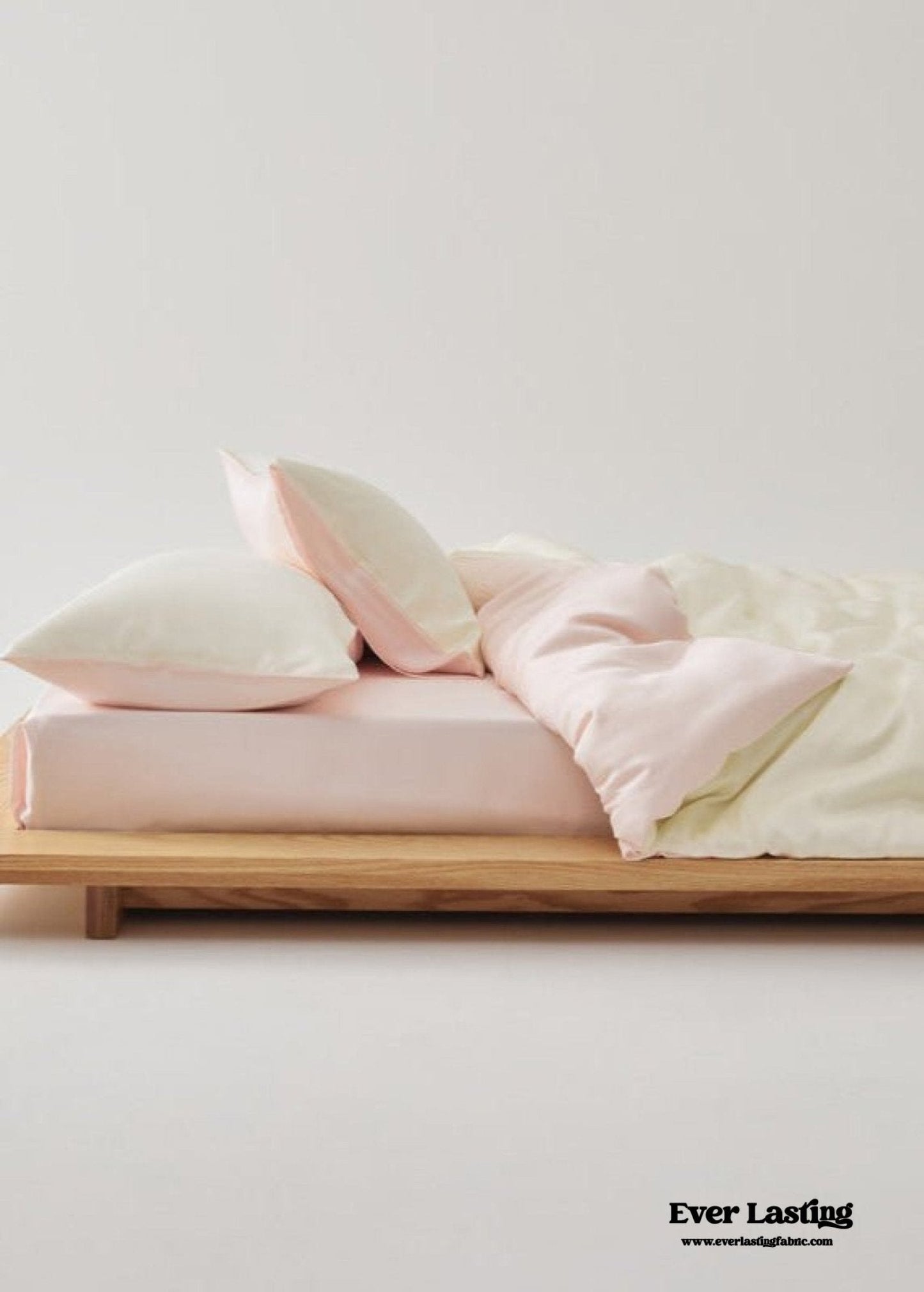 Adeline Pastel Silky Cooling TENCEL™ Bedding Set / Cream