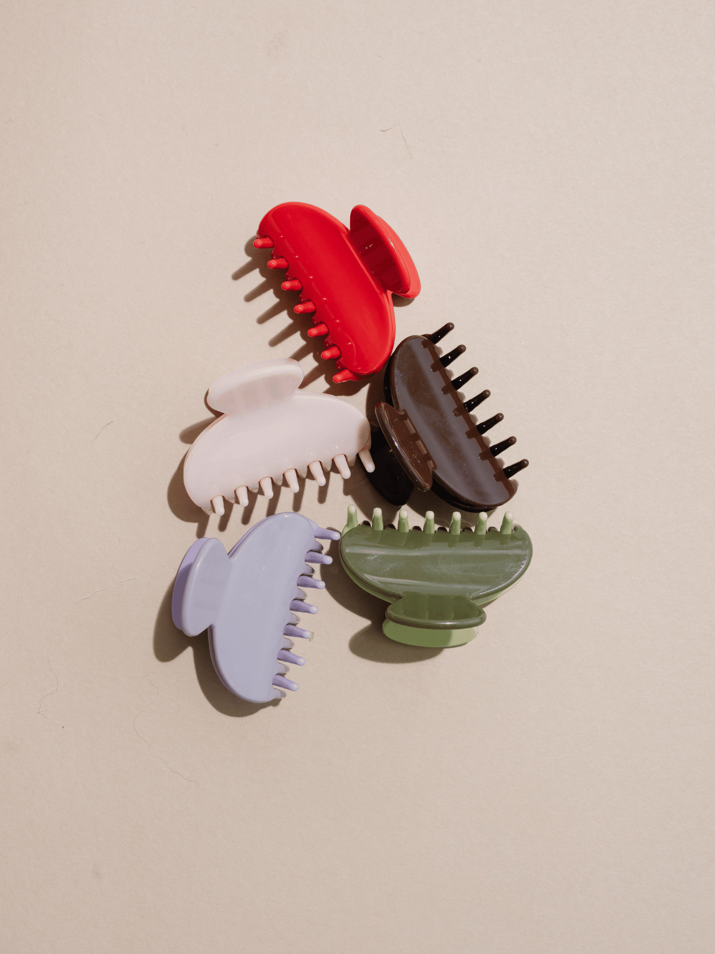 Small Hair Claw - Cherry