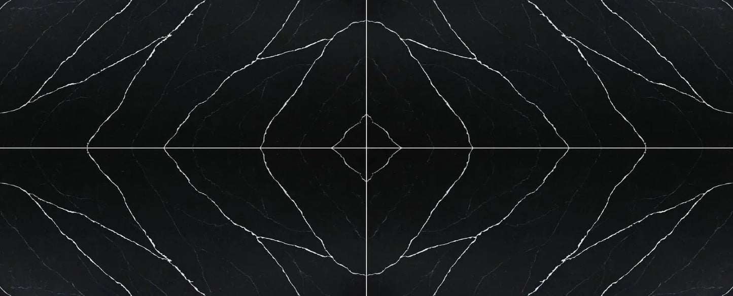 Calacatta Nero Raphael Quartz