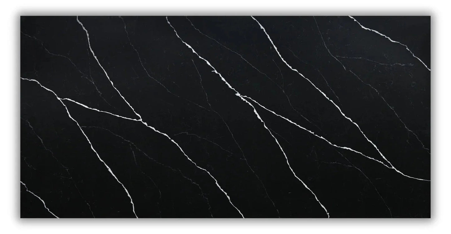 Calacatta Nero Raphael Quartz