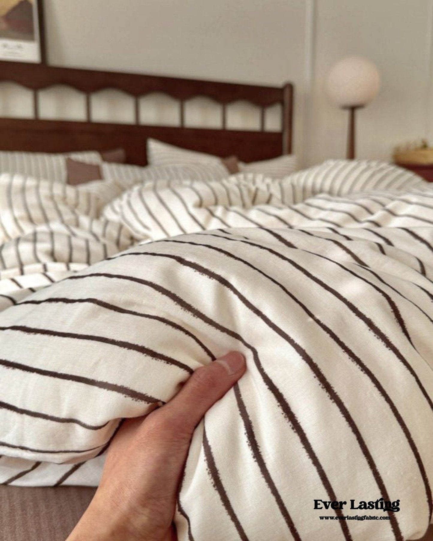 Camille French Polka Dot Bedding Set / Cream