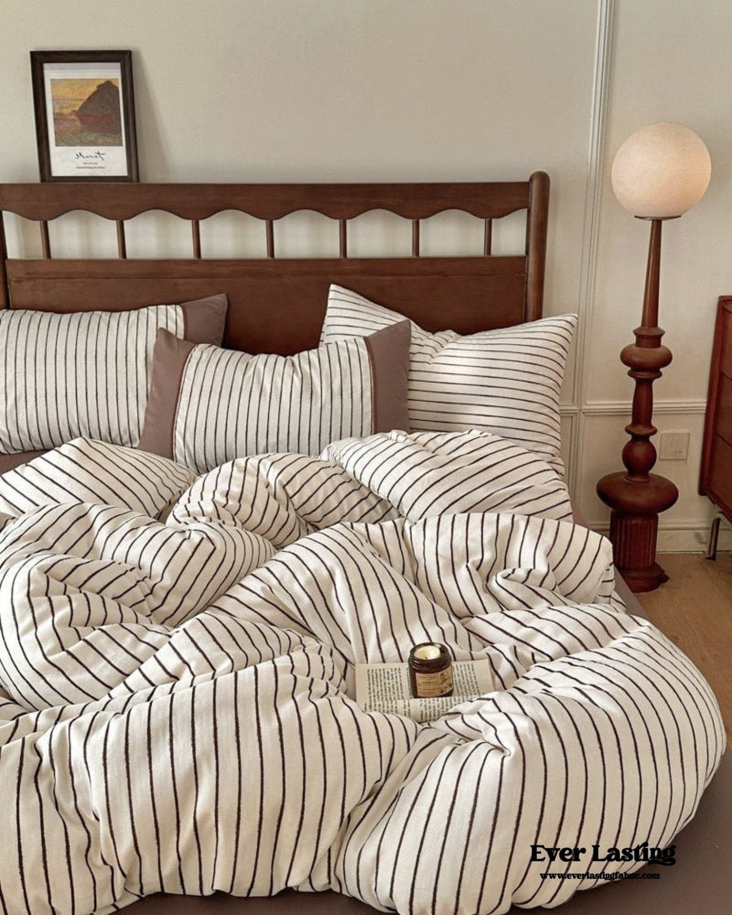 Camille French Polka Dot Bedding Set / Cream