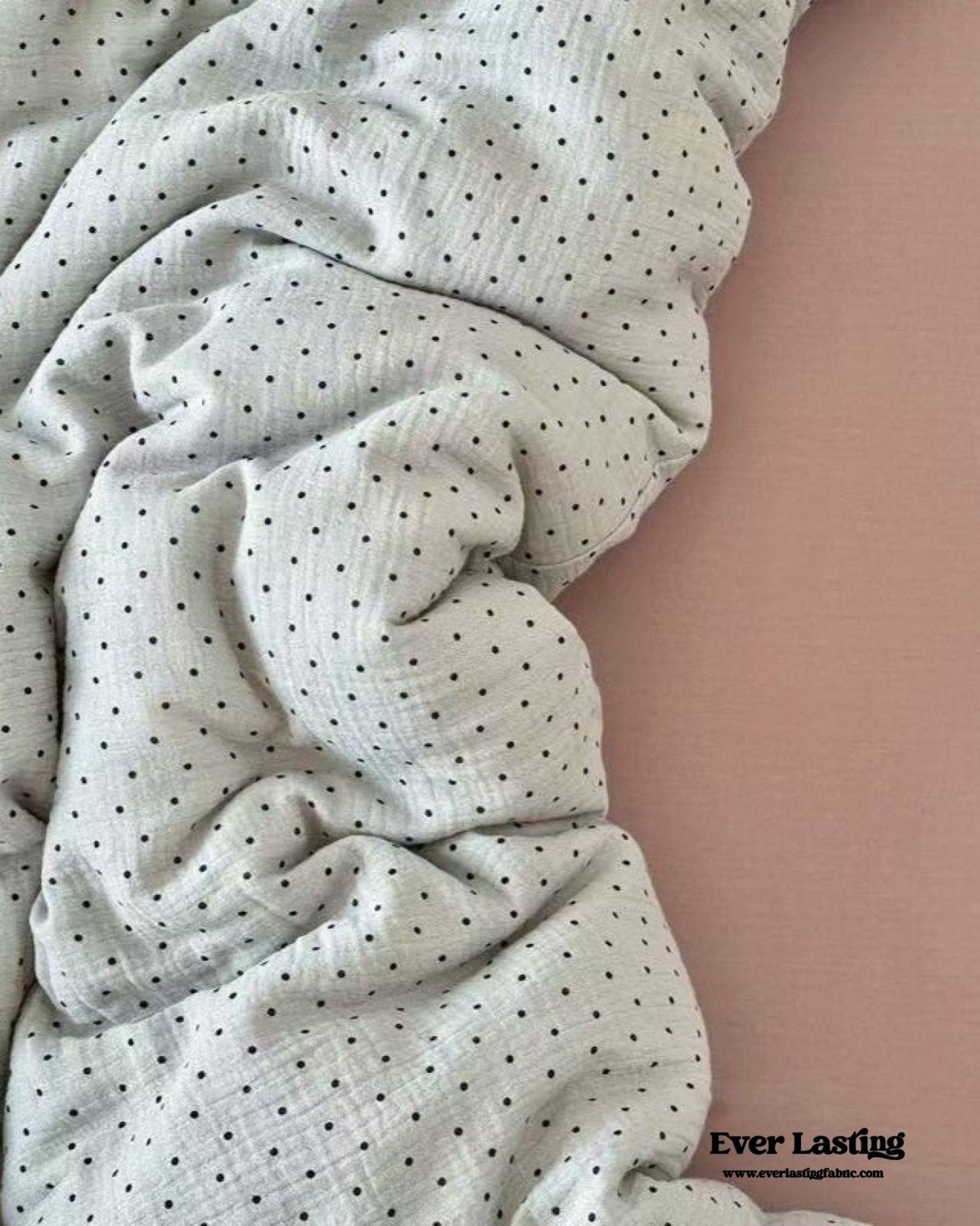 Camille French Polka Dot Bedding Set / Gray Dots
